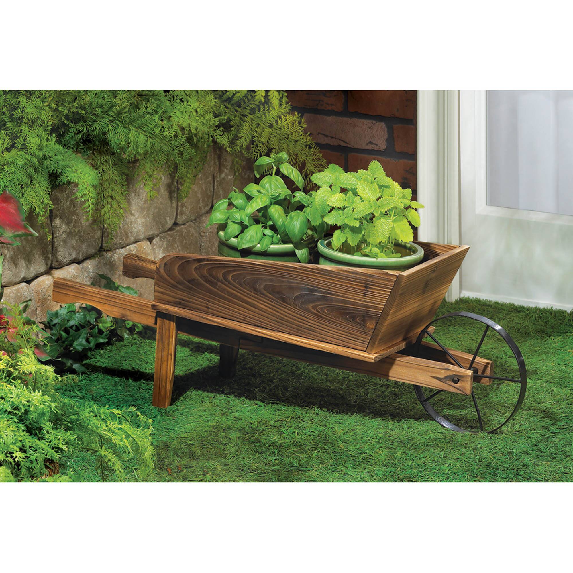 33" Country Flower Cart Planter